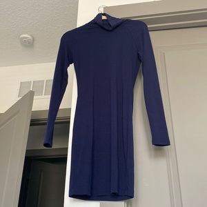 Forget 21 Navy turtleneck dress